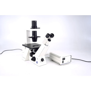 Zeiss Axiovert 40 Inverted Fluorescence Microscope Invers...