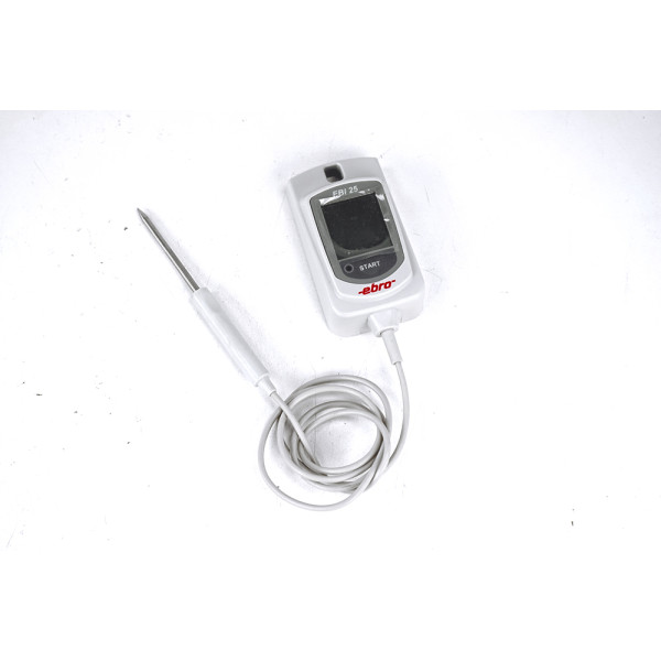 Ebro EBI 25 Funk-Temperaturdatenlogger Temperature Logger + Probe Fühler + Radio