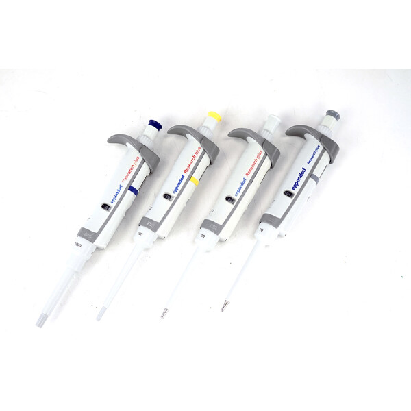Eppendorf Research Pro 1 Channel Manual Pipet Pipette 10 20 100 1000 µL Set of 4