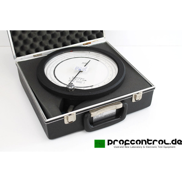 HEISE MODEL CM Reference Dial Pressure Gauge 0-1.6 bar 0-24 psi Accuracy 0.1 %