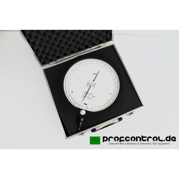 HEISE MODEL CM Reference Dial Pressure Gauge 0-1.6 bar 0-24 psi Accuracy 0.1 %