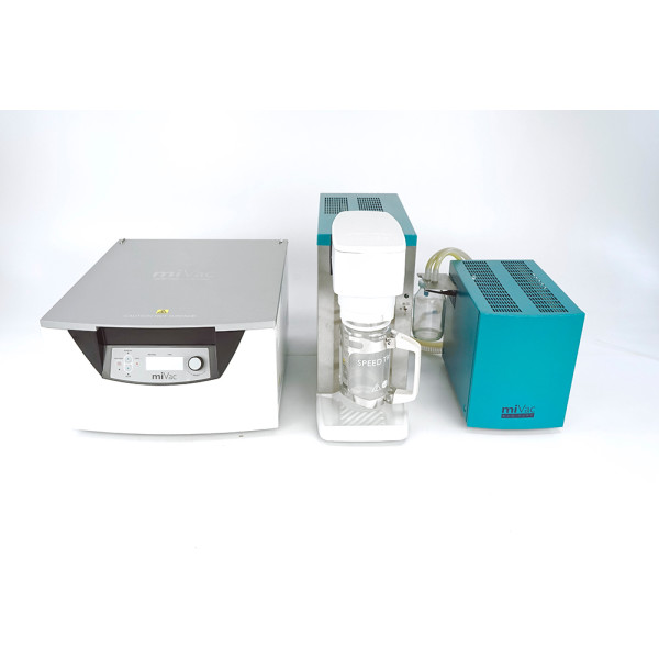 SP Scientific GeneVac miVac Quattro Concentrator Cold Trap Duo Pump 40x 12x75mm