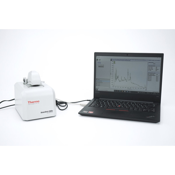 Thermo NanoDrop 2000c Microvolume Mikrovolumen UV/VIS Spektrometer 2000 Cuvette