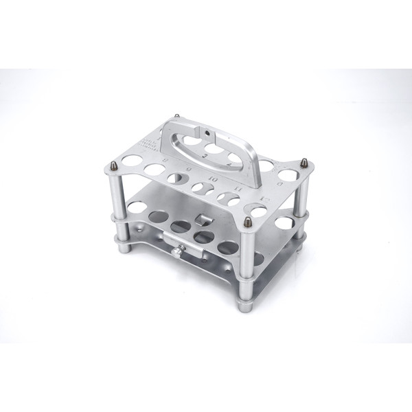 Radleys Discovery Technologies 12 Place Holder for 50ml Tubes Aluminium