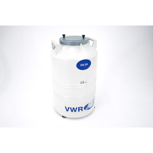 VWR DS-24 Dry Shipper Cryo Storage incl. Transport Case 24L + Rack 3 Drawers