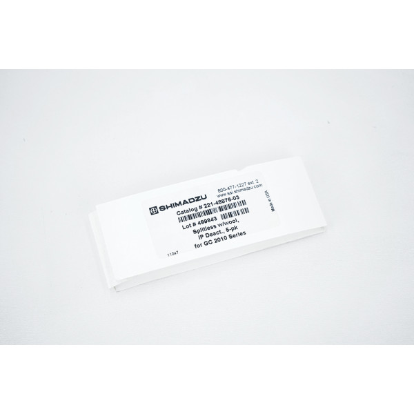 Shimadzu 221-48876-03 Deactivated Glass inserts GLASS INSERT GC 2010