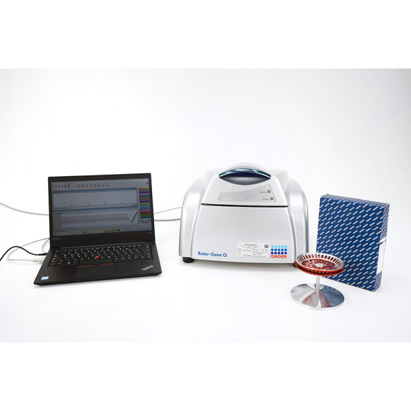 QIAGEN RotorGene Q 5Plex HRm Real-Time qPCR PCR Thermal Cycler + 72/36 Place Rotor & Software