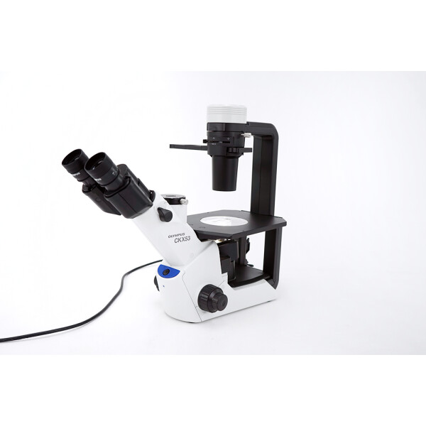 Olympus CKX53 Trino Inverted Phase Contrast Cell Culture Microscope 4 10 20 40x
