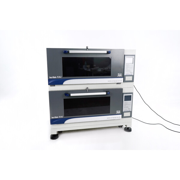 SciQuip INCU-SHAKE FL16-2 Premium Incubator Shaker 2 Levels Double Stack