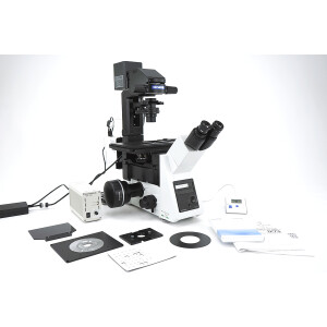 Olympus IX73 IX73P1F Inverted Fluorescence Microscope