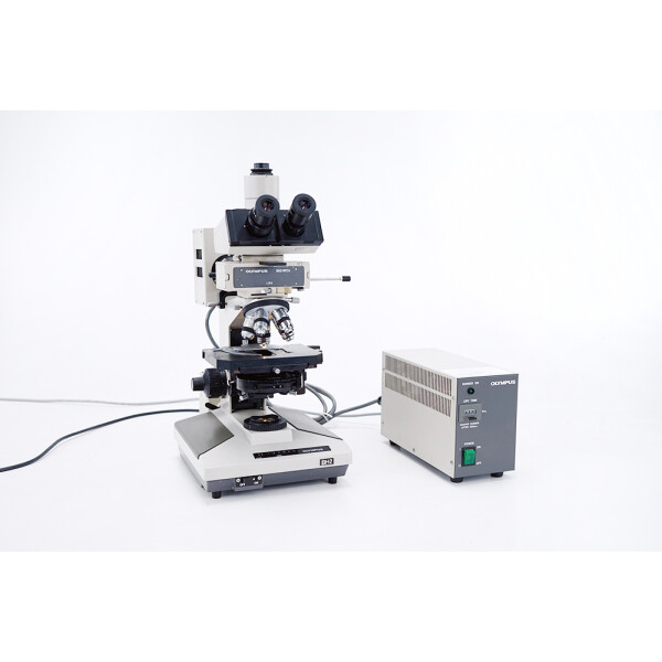Olympus BH2 Fluorescence Phasecontrast Microscope Mikroskop 10 20 40 60 100x B&G Filtercube
