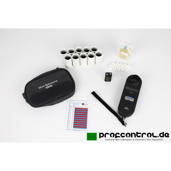 CareFusion Handheld Micro Spirometer + Mundstücke, mit Flecken / with Stains