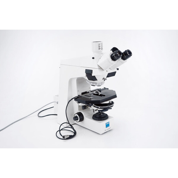 Zeiss Axioplan Trinocular Microscope Mikroskop Body 2x PL10x/25 HAL100