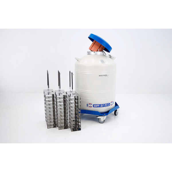 Cryo Diffusion BR2150 Stickstoffbehälter Cryogenic Storage System for Samples 148L 5400 Samples