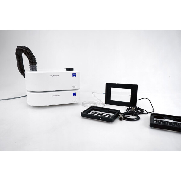Zeiss Pecon Gas Incubation System CO2 Module S TempModule S + Insert M24 & M96