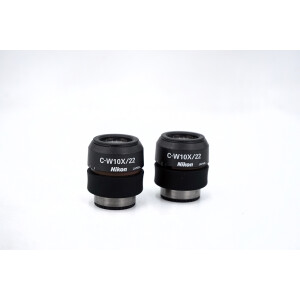 Nikon C-W10X/22 Set of 2 Eyepieces Eyepiece Okular Paar