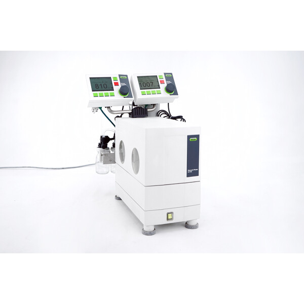 Büchi V-700 Chemically Resistant PTFE Diaphragm Vacuum Vakuumpumpe + 2x V-850