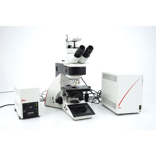 Leica DM5500 B Fluorescence Microscope Mikroskop TX2 L5 A4 10 20 40 63x