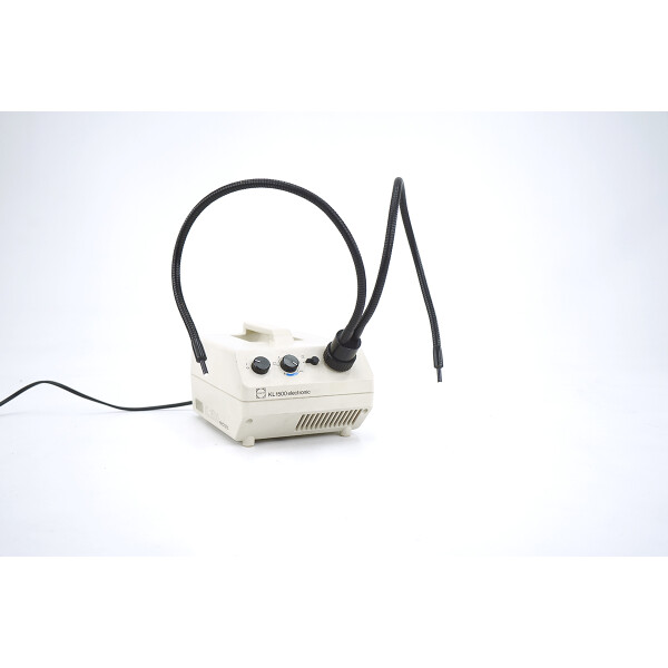 Schott KL 1500 electronic Kaltlichtquelle Cold Light Source Duplex Light Guide