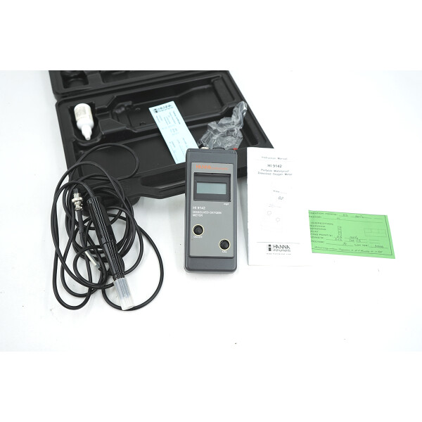 Hanna Instruments DO Dissolved Oxygen Meter Sauerstoffmessgerät HI9142