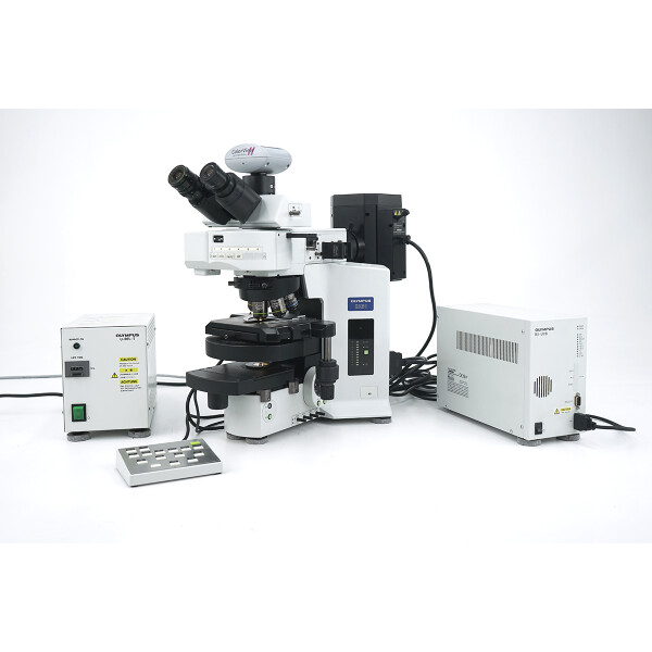 Olympus BX61 Fluorescence Microscope DIC Automated UplanApo 2 10 20 20 40 60