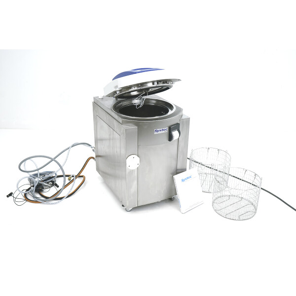 Systec VX-75 Steam Sterilizer Autoclave Autoklav (2013) Vacuum, Rapid Cooling, Exhaust Filtration