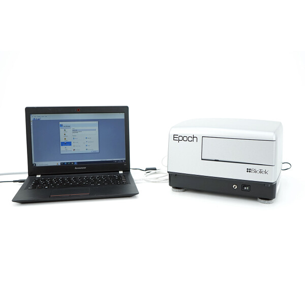 BioTek Epoch Microplate Reader 200-999nm + Laptop/Software