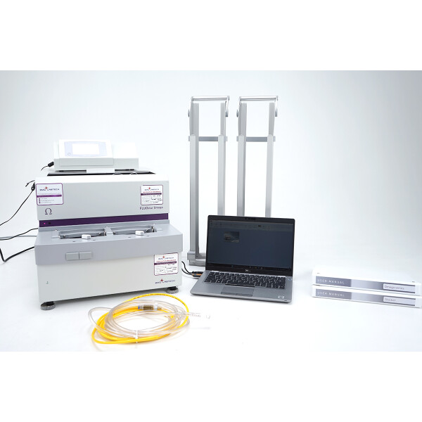 BMG Fluostar Omega Microplate Reader + ACU + Stacker + Computer/Software