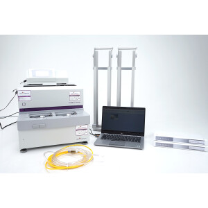 BMG Fluostar Omega Microplate Reader + ACU + Stacker +...