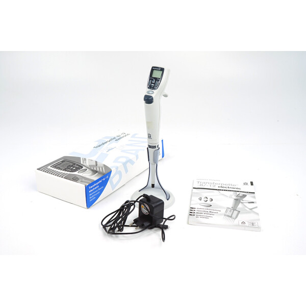 BRAND Transferpette Electronic 1-Channel Microliter Pipette 1000 µl 100-1000 µl