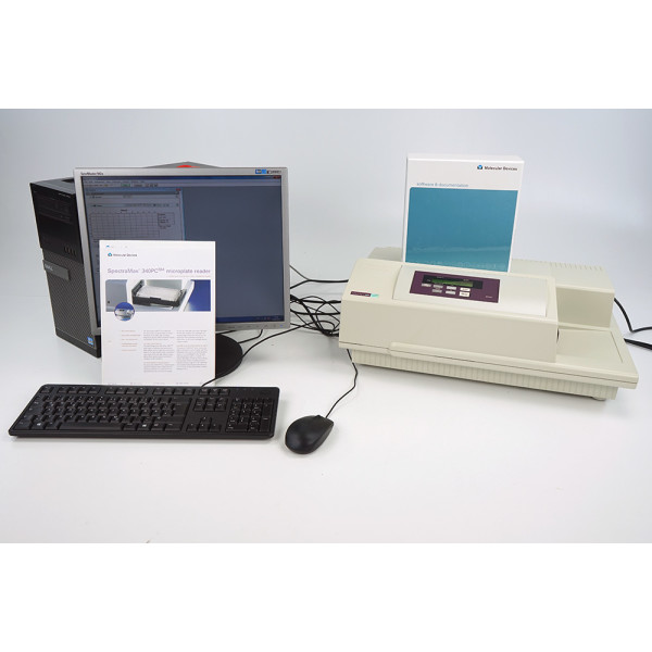 Molecular Devices SpectraMax 340PC 384 Microplate Reader + SoftMax Pro 5 + PC