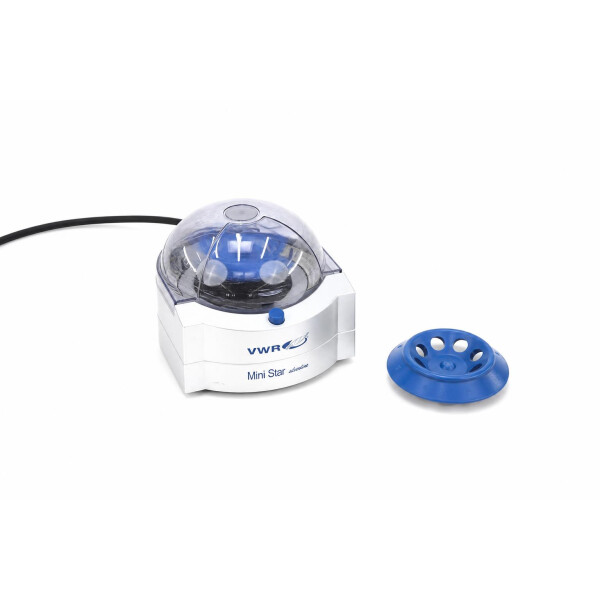 VWR MINI Star Silverline Microcentrifuge Mikrozentrifuge Centrifuge  2 Tube and Strip Rotor