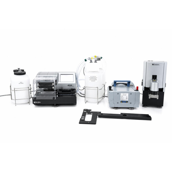 Agilent BioTek 405 HT Microplate Washer 405TSHT (2018) + Biostack 3 + Vac Pump