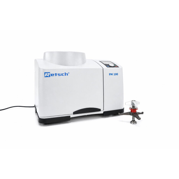 Retsch PM100 Planetary Ball Mill Planeten-Kugelmühle Dry/Wet incl. Quick Clamp