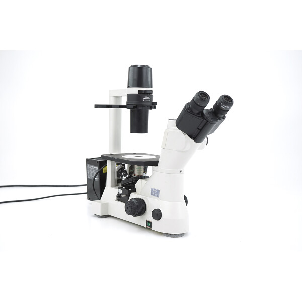 Nikon Eclipse TS100-F Inverted Fluorescence Microscope Mikroskop Trinocular HG 50W 4x 10x 20x