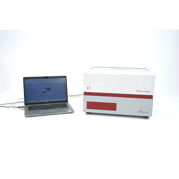 BMG FLUOstar Omega Microplate Reader Fluorescence & Luminesc. + ABS Spectrometer