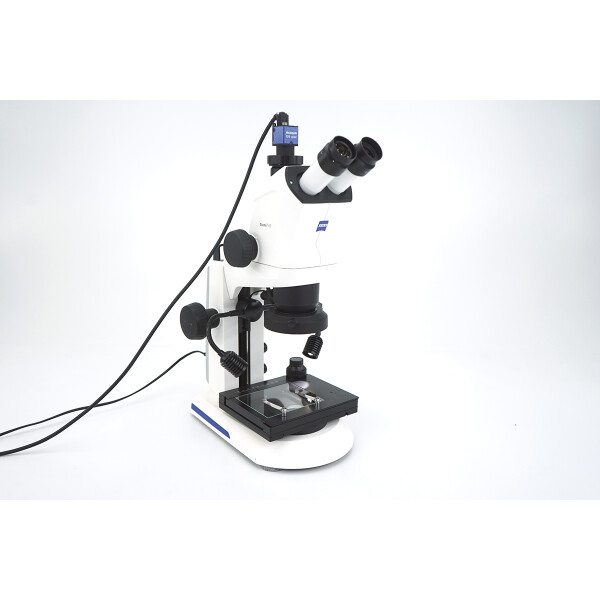 Zeiss Stemi 508 Trino Stereo Microscope Axiocam 105 Color 6.3-50x K Stand EDU